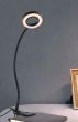 Επιτραπέζιο Φωτιστικό με Κλιπ 9x38cm LED 7w 3CCT (by switch)  650lm Μαύρο Χρώμα Inlight 3044-BL