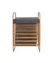 Καλάθι Απλύτων  40x40x70cm με θήκη Πολυεστέρα Bamboo Essential Estia Home Art 02-13042