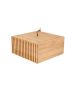 Κουτί Αποθήκευσης & Οργάνωσης 15x15x7cm Estia Home Art Bamboo Essentials 02-13103