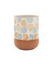 Ποτηροθήκη Μπάνιου Επικαθήμενη Πήλινη Estia Home Art Glaze 02-13400
