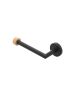 Χαρτοθήκη Επιτοίχια Μεταλλική Μαύρη Estia Home Art Bamboo Essentials 02-14766