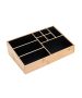 Θήκη Οργάνωσης Καλλυντικών 9 Θέσεων 33x21x9cm Estia Home Art Bamboo Essentials 02-13127
