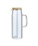 Κανάτα Γυάλινη 1500ml με Καπάκι Estia Home Art Bamboo Essentials 01-19594
