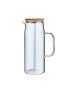 Κανάτα Γυάλινη 1000ml με Καπάκι Estia Home Art Bamboo Essentials 01-19587