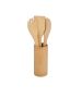 Εργαλεία Μαγειρικής με Θήκη Σετ 4 τμχ. Estia Home Art Bamboo Essentials 02-18191