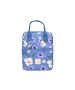 Τσάντα Φαγητού Ισοθερμική 20x14xH27cm 7lt Estia Home Art Save the Aegean Garden Blue 01-22624