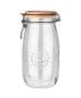 Δοχείο Αποθήκευσης Γυάλινο 2000ml με Καπάκι Κλιπ Estia Home Art Allure 01-23928