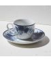Φλυτζάνι Καφέ 100ml Πορσελάνινο με Πιατάκι Estia Home Art Blue Rose 07-16142