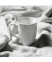 Κούπα Καφέ 340ml Πορσελάνινη Ανάγλυφη Estia Home Art Athénée White 07-13523