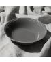 Σαλατιέρα Πορσελάνης Ανάγλυφη Γκρι 23x6,6cm Estia Home Art Athénée Grey 07-13714