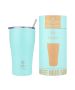 Θερμός Coffee Mug 500ml Estia Home Art Save the Aegean Bermuda Green 01-23171