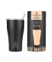 Θερμός 500ml  Coffee Mug Εstia Home Art Save The Aegean Midnight Black 01-23122