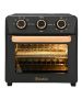 Φριτέζα Αέρος-Φουρνάκι Μαύρο 12lt 1400w με 4 Λειτουργίες Ψησίματος Estia Home Art Oak 06-23690 