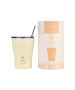 Θερμός Coffee Mug 350ml Estia Home Art Save the Aegean Lily White 01-23027