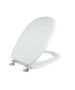 Κάλυμμα Λεκάνης WC Polyester B.T Λευκό 43,5-49x35cm Οπές 12-20cm για Ideal Standard Liuto, Gravena Rhonda Elvit 0093