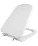 Κάλυμμα Λεκάνης WC Polyester B.T Λευκό 39,5x5,5cm Οπές 16cm Ideal Standard Emirama Elvit 0204