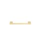 Πετσετοθήκη Μονή 30 εκ. Sanco Monogram Brushed Brass 120404-30-AB12