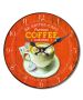 Ρολόι Επιτοίχιο MDF 34cm Coffee Etoile NN-162-303