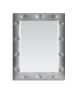 Καθρέπτης Επιτοίχιος Π55xY70 εκ. Ασημί MDF Πλαίσιο Mirrors & More Xeni 1570189