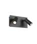 Επιτοίχιο Σποτ IP54  Ενσωματωμένο LED 4w 3000K 2x420lm Μαύρο Trio Lighting Tunga 222960242
