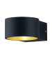 Φωτιστικό Τοίχου Μαύρο Ματ 10xH6cm LED 4,3w 430lm 3000K Trio Lighting Lacapo 223410132