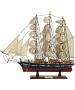 Ξύλινο Καράβι Ιστιοφόρο Cutty Sark 70x13xH60cm,Χρώμα Μπλε-Κόκκινο 31112