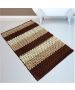 Πατάκι Μπάνιου Μπεζ-Καφέ-Εκρού 50x80cm #2335 Cotton Chenille San Lorentzo 1509 TRICOLOR