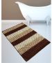 Πατάκι Μπάνιου Καφέ-Μπεζ-Εκρού 70x120cm #2335 Cotton Chenille San Lorentzo 1508 TRICOLR