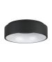 Πλαφονιέρα Οροφής Μέταλλο Μαύρο 45xH13,5cm LED 3000K 3000lm Ρυθμιζόμενη Eglo Marghera 2 390049