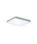 Πλαφονιέρα Οροφής 50x50cm Led 96w 9600lm 3CCT by switch on base Γκρι Μέταλλο & Ακρυλικό Inlight 42034-Gray 