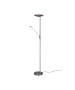 Φωτιστικό Δαπέδου Nickel Mat 30xH180cm Led 30w 2700-3000-4000K 3500lm Trio Lighting Brantford 425610207