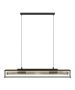 Φωτιστικό Κρεμαστό  Τετράφωτο 4xE27 L11120xH1500mm Μέταλλο Black-Brass Eglo Nohaeles 43788