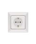ΠΡΙΖΑ ΣΟΥΚΟ 16A ΛΕΥΚΗ Eurolamp 152-16000