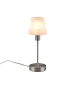Πορτατίφ 12xH32cm 1xE14 Λευκό Καπέλο Βάση Νίκελ Ματ Trio Lighting Luis II 595700107