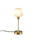 Πορτατίφ 12xH32cm 1xE14 Λευκό Καπέλο Βάση Brass Mat Trio Lighting Luis II 595700108