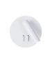 Απλίκα D140xP80mm Led 9w 889lm Λευκή Στρογγυλή Viokef Moby 4188200