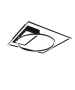 Πλαφονιέρα Μαύρη Μεταλλική Οροφής LED 33w 2700-6500K 4600lm Trio Lighting Downey 620510332
