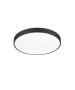 Waco Μοντέρνα Μεταλλική Πλαφονιέρα Οροφής με Ενσωματωμένο LED σε Μαύρο χρώμα 49cm Trio Lighting 627415032