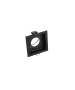 Kenai Τετράγωνο Μεταλλικό Χωνευτό Σποτ με Ντουί GU10 σε Μαύρο χρώμα 9.2x9.2cm Trio Lighting 651600132