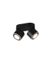 Σποτ Δίφωτο Μαύρο Ματ 18xH10cm Led 2x5w 3000K 2x450lm Trio Lighting Taurus 652910232