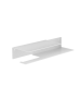 Χαρτοθήκη με Ράφι W330xD110xH60mm Stainless Steel White Mat Verdi Strantza 7230201