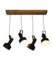 HL-243S-4P FARCOM BLACK PENDANT HOMELIGHTING 77-3050