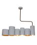 HL-3567-6P BRODY WHITE & OLD BRONZE PENDANT HOMELIGHTING 77-3988