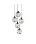 HL-3588-5 ALINE BLACK PENDANT HOMELIGHTING 77-4073