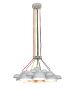 HL-3591-XL CONALL WHITE & BRONZE PENDANT HOMELIGHTING 77-4136