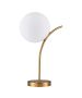 SE21-GM-25 SCEPTRE GOLD MATT TABLE LAMP OPAL GLASS Γ3 HOMELIGHTING 77-8272