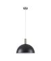 SE21-NM-4-MS40 ADEPT TUBE Nickel Matt Pendant Black Metal Shade+ HOMELIGHTING 77-8406