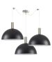 SE21-NM-4-NM3-MS40 ADEPT TUBE Nickel Matt Pendant Black Metal Shade+ HOMELIGHTING 77-8408