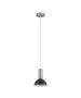 SE21-NM-4-MS3 ADEPT TUBE Nickel Matt Pendant Black Metal Shade+ HOMELIGHTING 77-8463