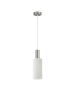 SE21-NM-4-GL3 ADEPT TUBE Nickel Matt Pendant White Glass+ HOMELIGHTING 77-8470